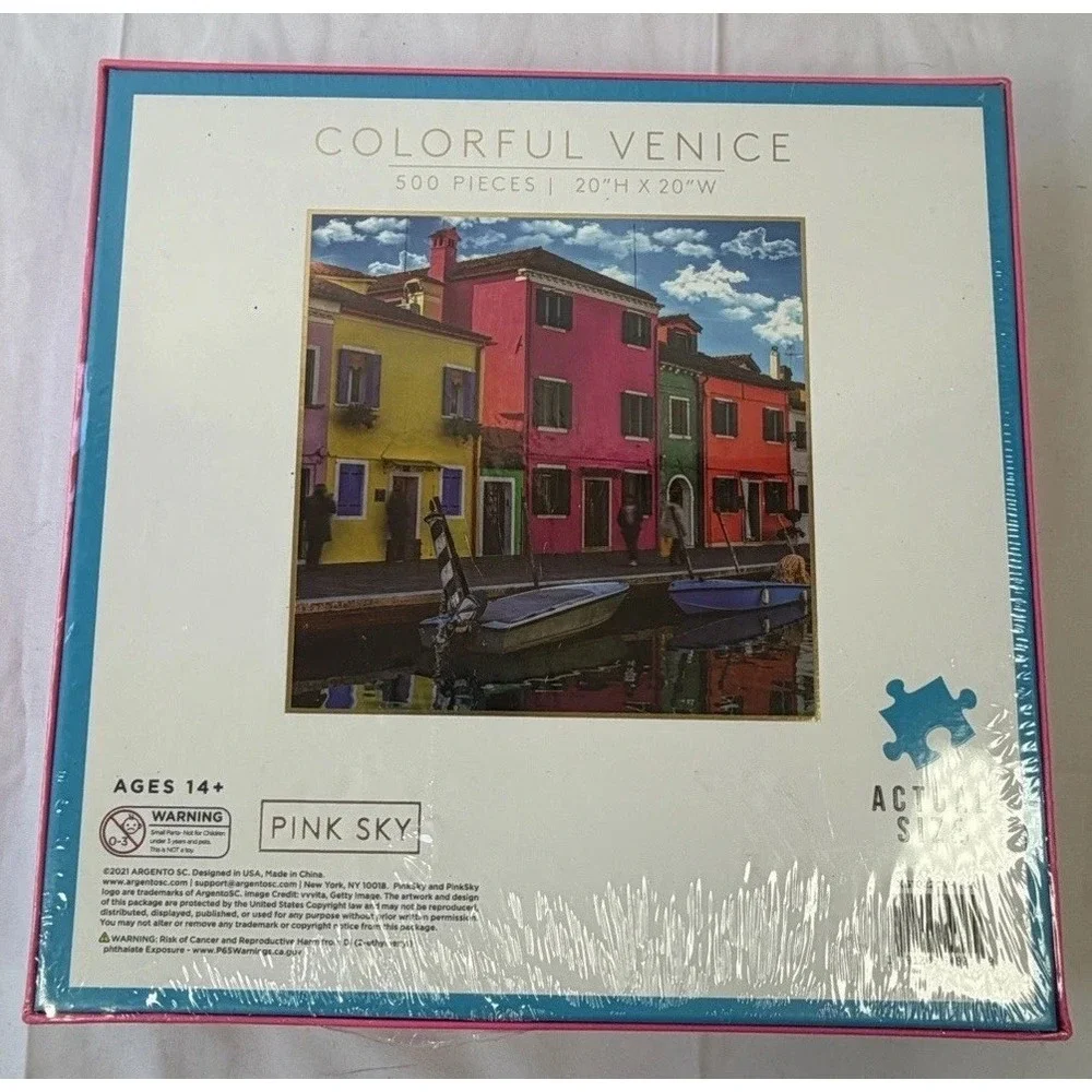 New Colorful Venice 500 Piece Jigsaw Puzzle 20